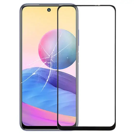 Front Screen Outer Glass Lens with OCA Adhesive for Xiaomi Redmi Note 10 5G